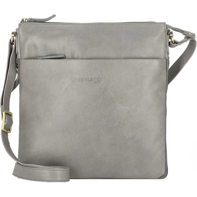 Greenland Nature Nature Crossbody taška Kůže 28 cm