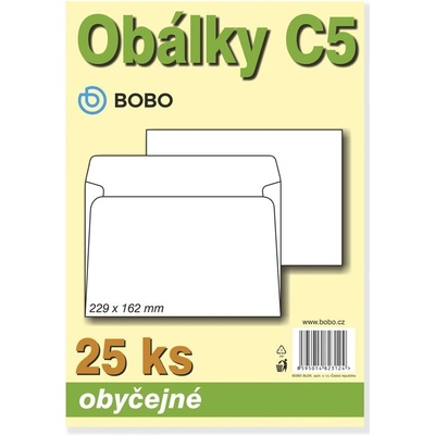 Obálky C5 obyčejné (bal.25ks)