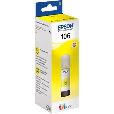 EpsonEcotankBlaek Epson T106 EcoTank жълто мастило в бутилка (C13T00R440)