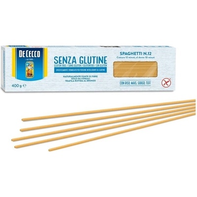 De cecco spaghetti n.12 bezlepkové těstoviny 400 g