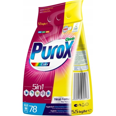 Purox Prací prášek na barvy 5,5 kg