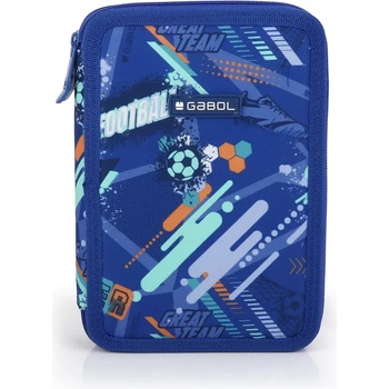 Gabol Ученически несесер Gabol Crew с два ципа, твърд