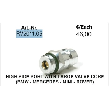 Image 1 of Errecom - Италия Сервизен клапан, НР, голяма игла, 5 бр. errecom, rv2011.05