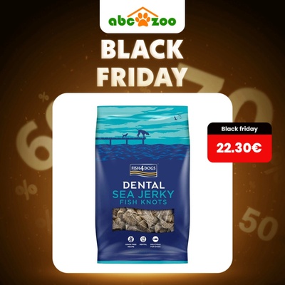FISH4DOGS Dental Sea Jerky Fish Knots 500 g