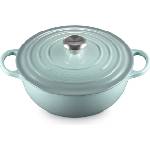 Le Creuset La Marmite Signature Тенджера 26 cm, морска сол (21114267170430)