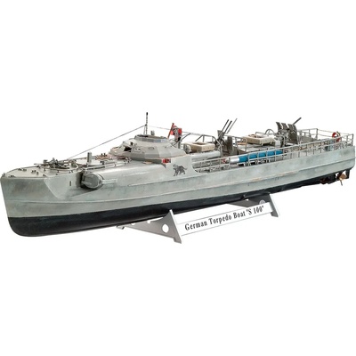Revell Сглобяем модел Revell Военни: Кораби - Германска атакуваща лодка Craft S-100