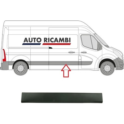 Ochranná lišta Renault Master od 2010 pravá, posuvné dveře 1465 mm 828200148R