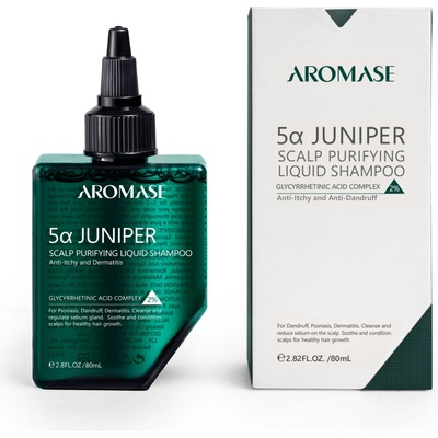 Aromase 5α Juniper Scalp Purifying Liquid Shampoo 80 ml