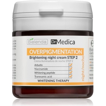 Bielenda Dr Medica Overpigmentation озаряващ нощен крем за кожа с хиперпигментация 50ml