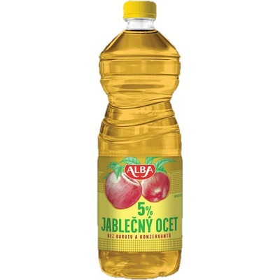 Alba jablečný ocet 5 % 1 l – Zboží Dáma