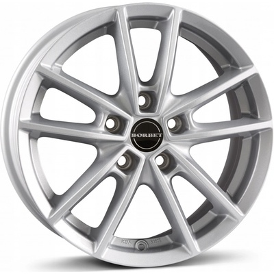 Borbet W 6,5x16 5x108 ET50 silver – Zboží Mobilmania