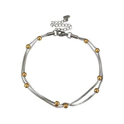 Šperky4U náramek na nohu s kuličkami RN1128 – Zbozi.Blesk.cz