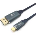 Equip USB-C към DisplayPort 8K/60Hz кабел 2 м черен 133422 (133422)