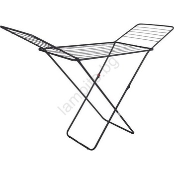 UTC Сгъваем сушилник за дрехи TORO 180x93 см, черен (UT0142)