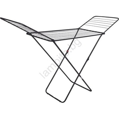 UTC Сгъваем сушилник за дрехи TORO 180x93 см, черен (UT0142)