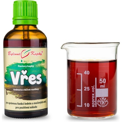Vres obyčajný kvet kvapky tinktúra 50 ml