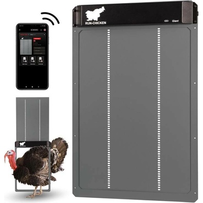 B-FARM Automatická XXL dvířka kurníku RUN-CHICKEN Giant