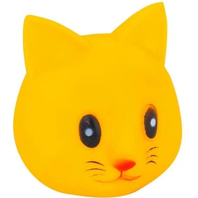 Akinu vinylová hračka pro psy mačka hlava 7 cm
