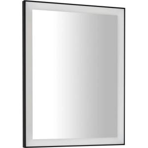 SAPHO - Огледало „Gano с LED осветление, 60x80 см, черно LG260 (LG260)