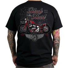 Black Heart Red Baron Chopper čierna