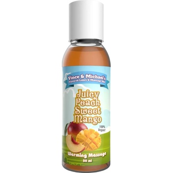 Vince & Michaels Flavored massage oil Juicy Peach Sweet Mango 50ml