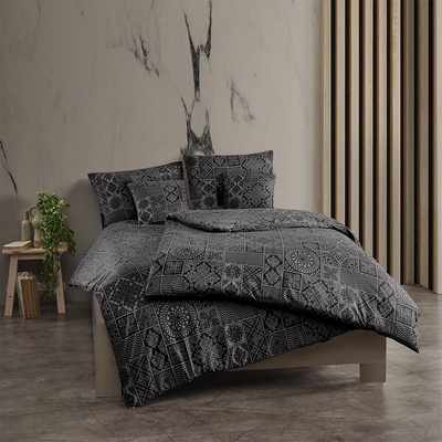 Kvalitex Obliečky 70x90+140x200 TOKYO čierna