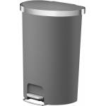 EKO-Europe EKO Полукръгъл кош за отпадъци HANA, сив, 55 л. - с вградени колела (EKO 622155 - Grey)