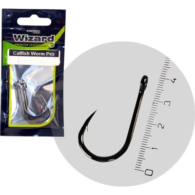 WIZARD CATFISH WORM PRO BRAZED HÁČEK NA LOV SUMCU Vel. 2 3ks