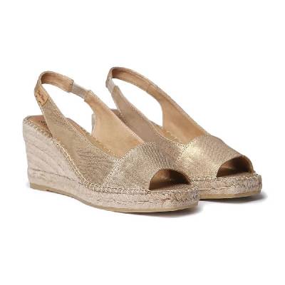 Сандали на платформа Toni pons Fiore esparto wedge sandals - Golden (Gold)