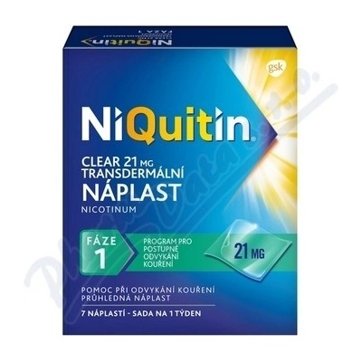 Niquitin Clear 21mg drm.emp.tdr.7x21mg