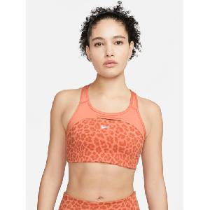 NIKE Спортен сутиен swsh crs bk aop