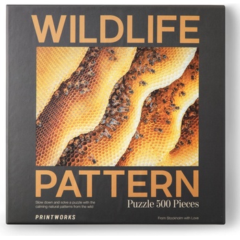 Printworks Пъзел WILDIFE PATTERNS ПЧЕЛА Printworks, 500 части (PRPW00519)