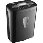 Amazon Basics document shredder with microparticle cut, 5-6 sheets, with transparent viewing window, for documents and credit cards, 15.5l collection container, black - AU610MA (AU610MA)