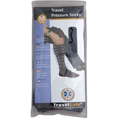 TravelSafe Travel Pressure Socks black kompresní podkolenky