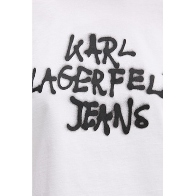 Karl Lagerfeld Jeans Памучна тениска Karl Lagerfeld Jeans (B1W17054)