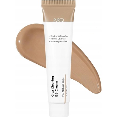 Purito Cica Clearing BB krém s UVA a UVB filtry 23 Natural Beige 30 ml