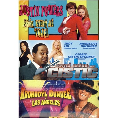 Špión, který mě vojel + Krycí jméno Čistič + Krokodýl Dundee v LA DVD