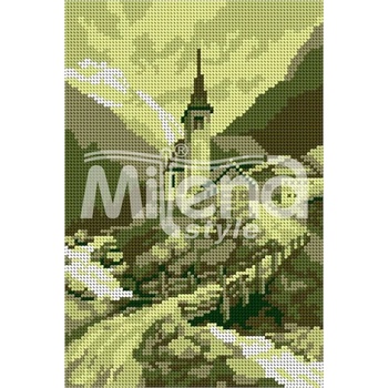 Milena Style Зеленият замък - гоблен със схема