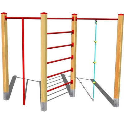 Playground System ŠPLHACÍ SESTAVA na hřiště SS302D