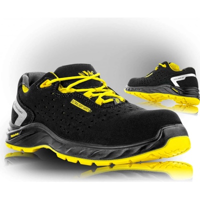 VM Footwear Chicago S1P ESD Poltopánka čierno-žltá