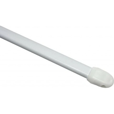Vitrážna tyč rozťažná, plochá 11 mm biela, 80 - 115 cm