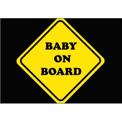 Plakát typ A4-A0 Baby on board