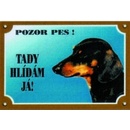 Ostatní pomůcky pro psy Dafiko Tabulka Jezevčík krátkosrstý černý