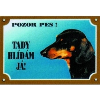 Dafiko Tabulka Jezevčík krátkosrstý černý