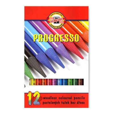 KOH-I-NOOR Progresso 8756 Комплект цветни моливи 12 бр. 7140095001 (8756012007PZ)