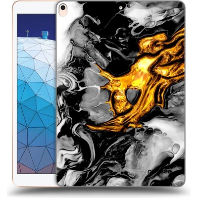 Picasee silikónový čierny obal Apple iPad Air 10.5 2019 3.generace Gold 2 Black