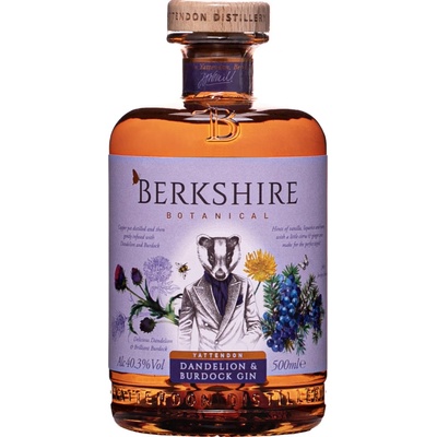 Berkshire Botanical Dandelion & Burdock Gin 40,3% 0,5 l (čistá fľaša)