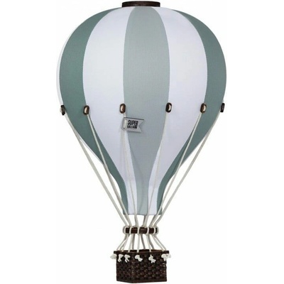 Super balloon dekoračný lietajúci balón zelená/šedozelená