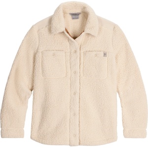 Royal Robbins Дамско поларено яке Royal Robbins Women's Palisades Shacket Fleece jacket - Chalk (105-7851-0111)