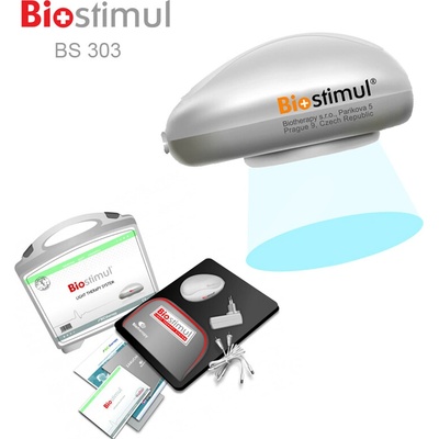 Biolampa BS 303 barevná terapie modrá + cestovní taška + síťový adaptér + PVC kufřík – Zbozi.Blesk.cz